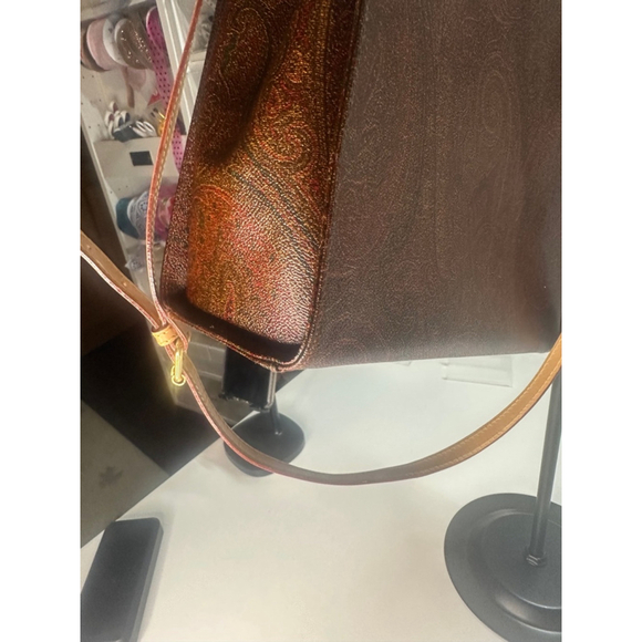 Women's Etro Tote Bag Medium Brown - Picture 10 of 16
